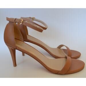 Stuart Weitzman Nunakedstraight Strap Sandal Heel